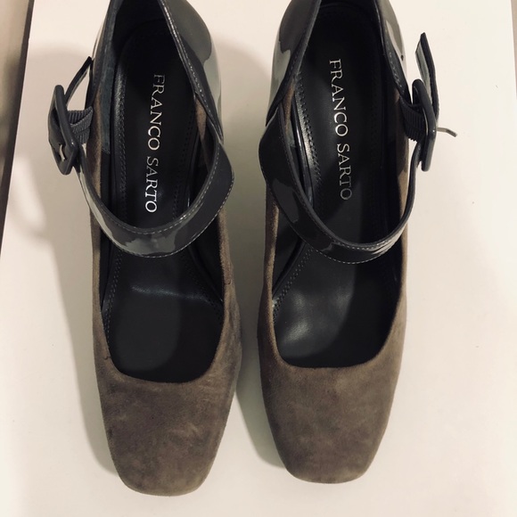 Franco Sarto square toe heels - Picture 3 of 5